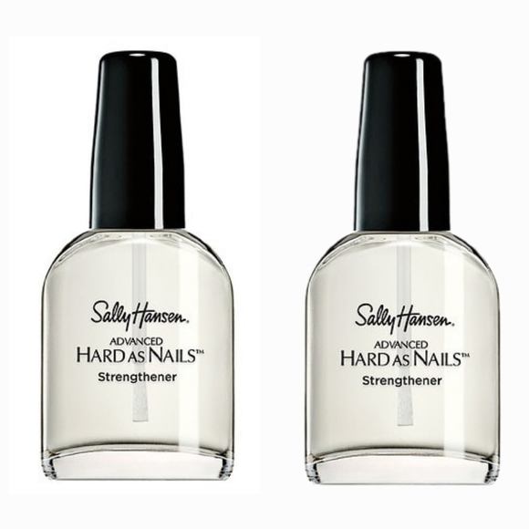 Sally Hansen Advanced Hard As Nails Strengthening Top Coat x 2 - NEW with - Picture 2 of 3